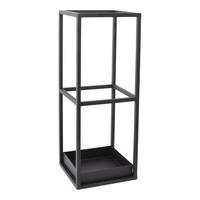 SCHIRMSTÄNDER Stormy Schwarz - Schwarz, Metall (20/53/20cm) - LOFT42