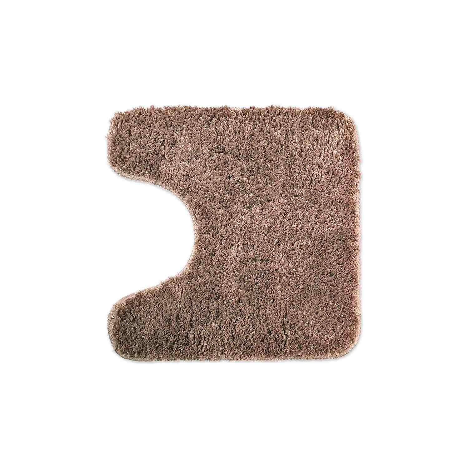 BADEMATTE MIT WC AUSSCHNITT Florenz - Braun, Textil (45/45cm) - WohnDirect