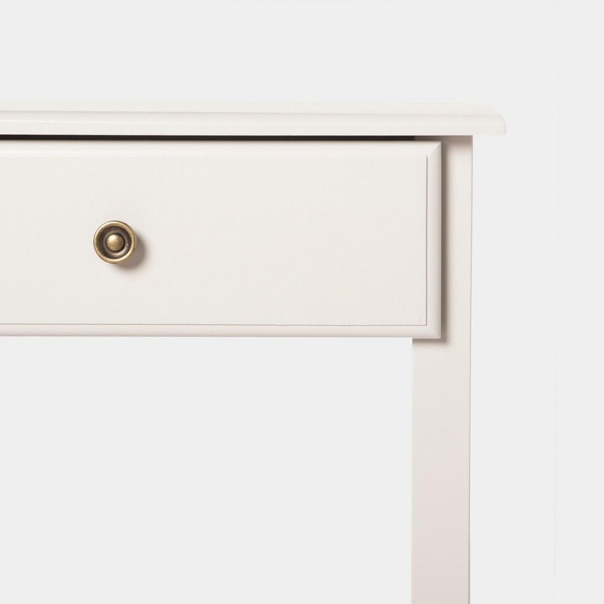 NACHTTISCH MIT 1 SCHUBLADE Ruan Grau 46 cm x 60 cm - Grau, Holzwerkstoff (46/60/35cm) - Klast Home