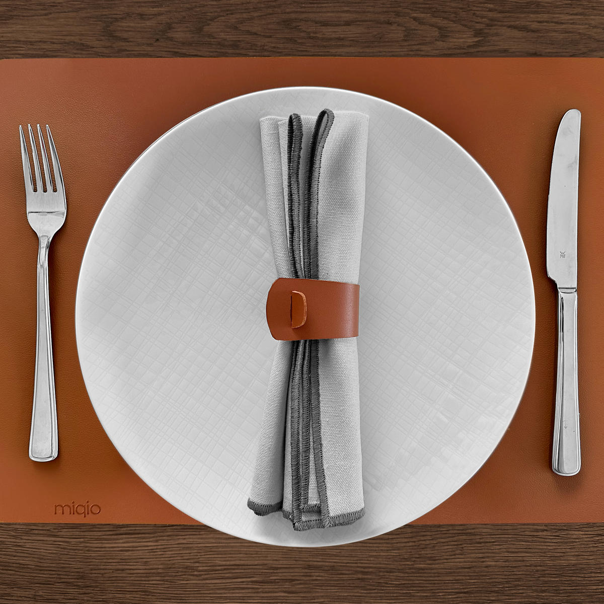 STOFFSERVIETTEN aus Baumwolle 6er-Set - Hellgrau, Textil (45/45cm) - Miqio Design