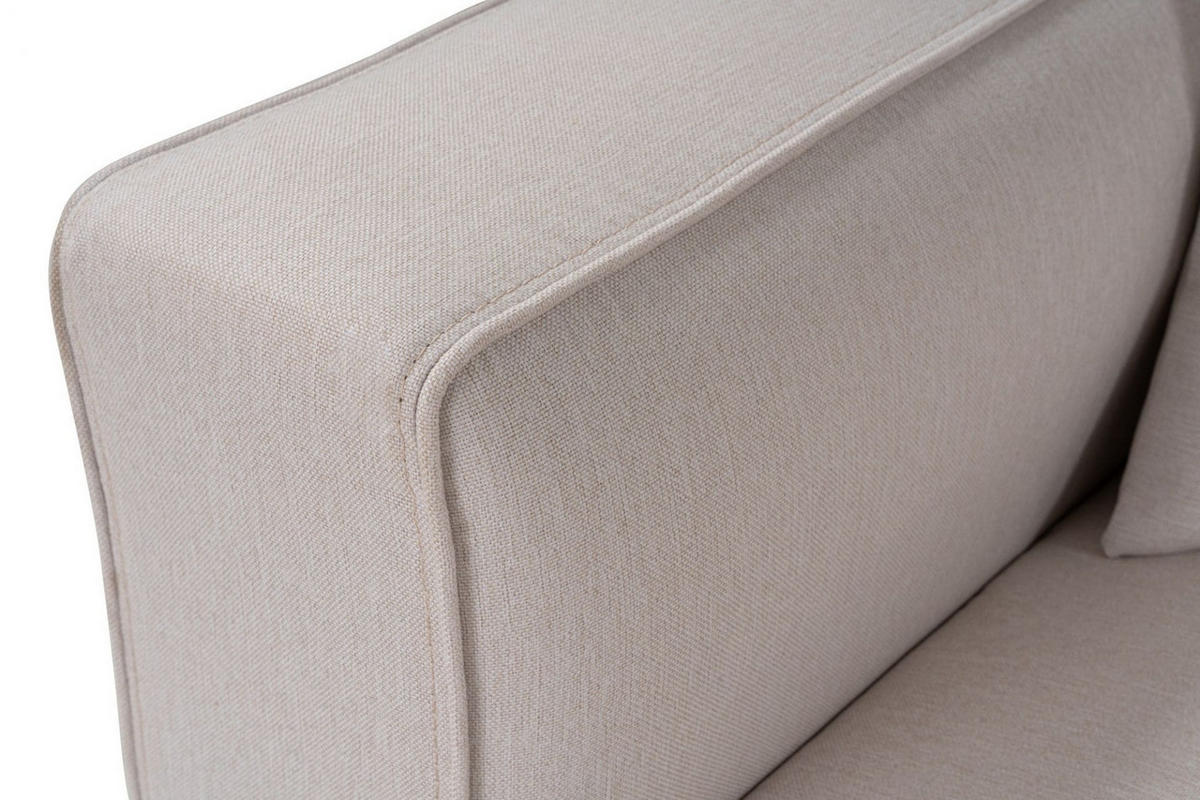 ECKSOFA breites XL-Design - Schwarz/Grau, Holz/Kunststoff (230/180cm) - myHomelando