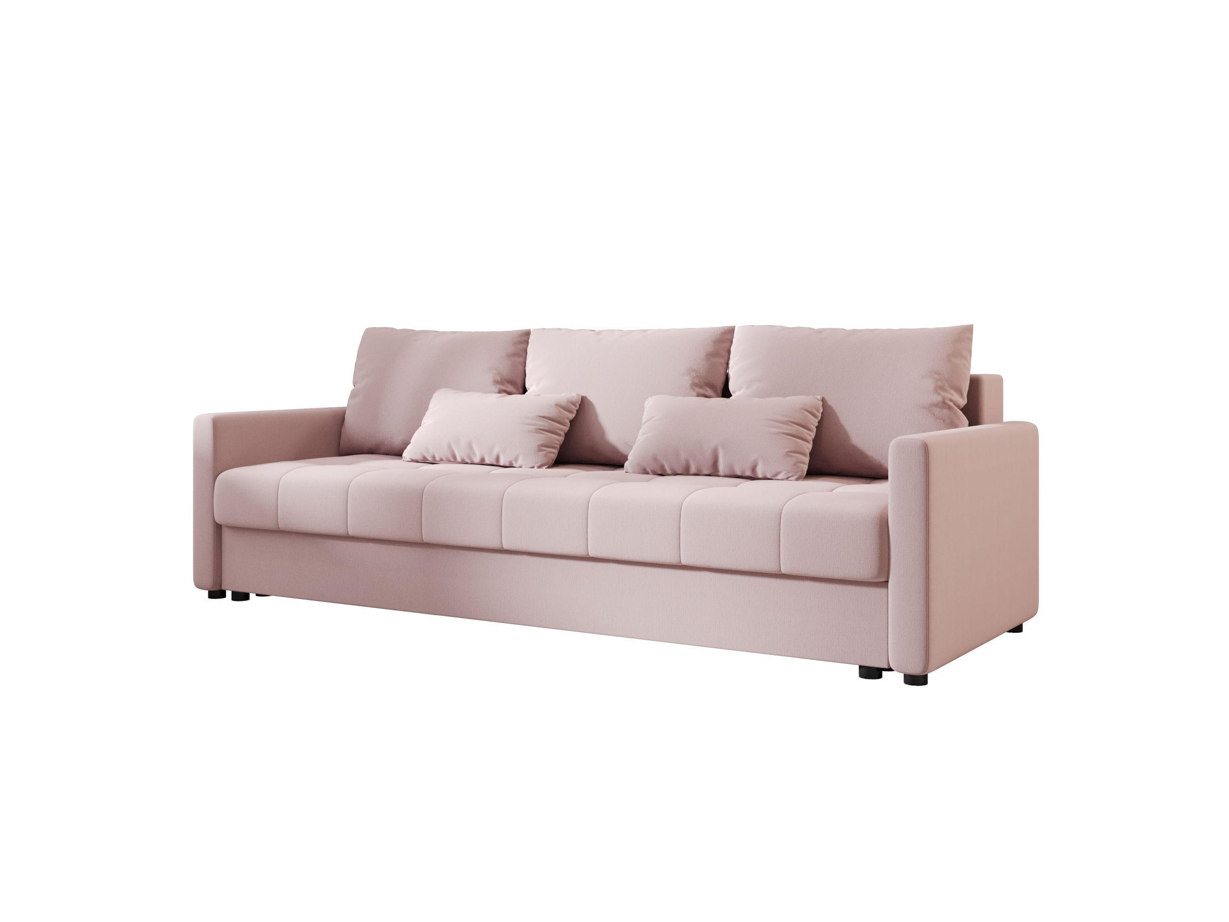 SOFA MOS mit Schlaffunktion COSMIC 14 mit Stauraum - Pink, Textil (84/72/220cm) - Bedante