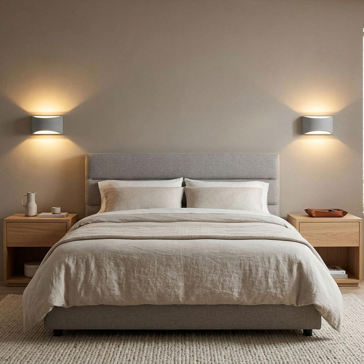 LED WANDLEUCHTE TIMO Beton Grau - Grau, Stein (20/12/8.8cm) - Globo Lighting