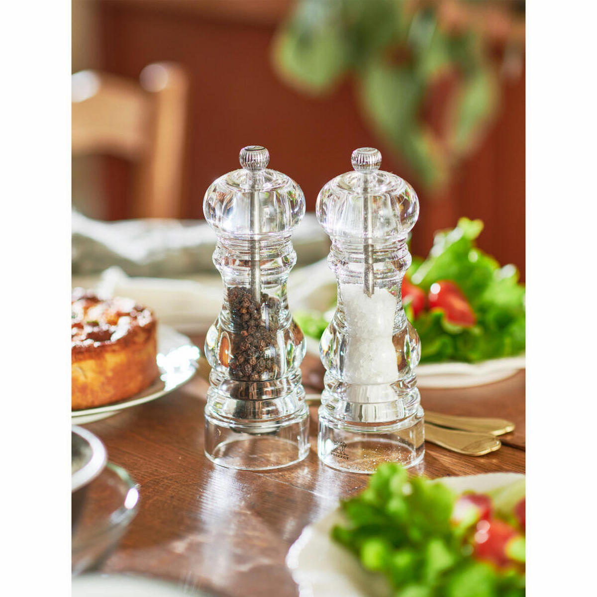 PFEFFERMÜHLE Nancy 18cm Acryl Stahlmahlwerk - Transparent, Kunststoff (5.9/18/5.9cm) - PEUGEOT