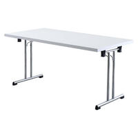 KLAPPTISCH KL 80/160/74,5 cm in Weiß - Weiß, Holzwerkstoff (80/160/74.5cm) - bümö