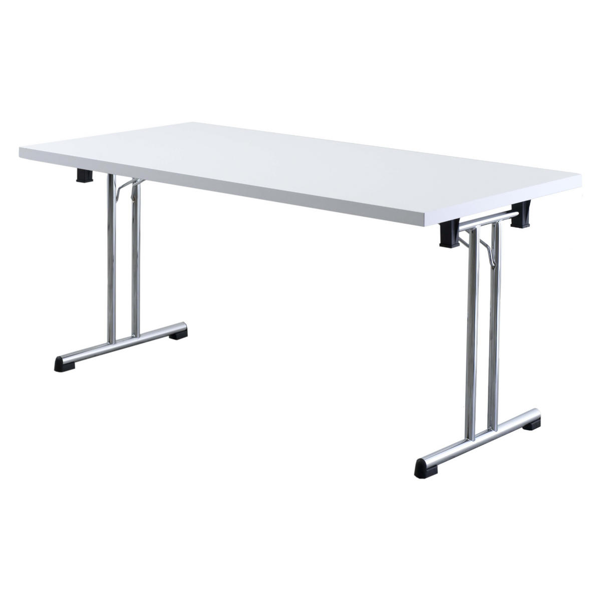 KLAPPTISCH KL 80/160/74,5 cm in Weiß - Weiß, Holzwerkstoff (80/160/74.5cm) - bümö