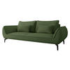 SCHLAFSOFA Cavo 3R - Schwarz/Grün, Holz/Textil (249/86/118cm) - MIRJAN24