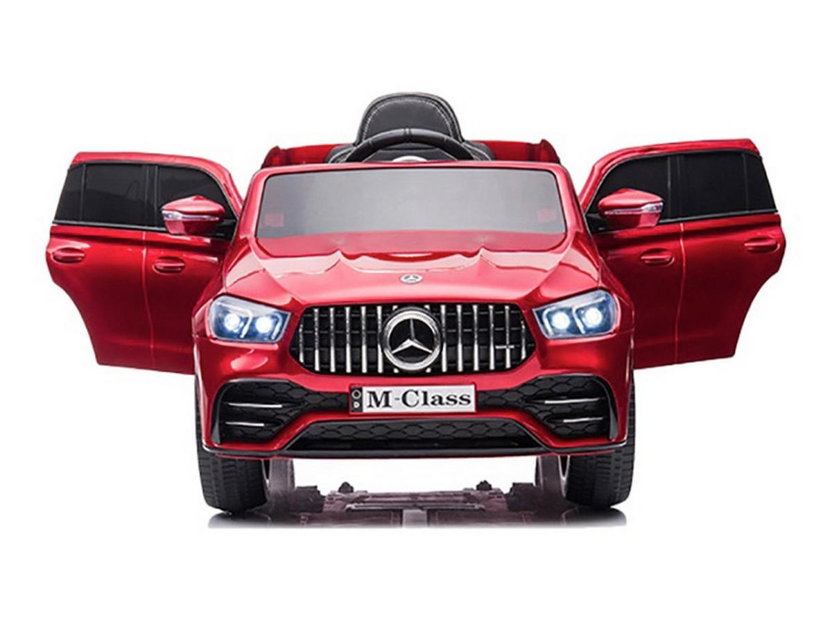 KINDER ELEKTROAUTO Mercedes M-Class rot - Rot, Kunststoff (112/71/59cm) - TPFLiving