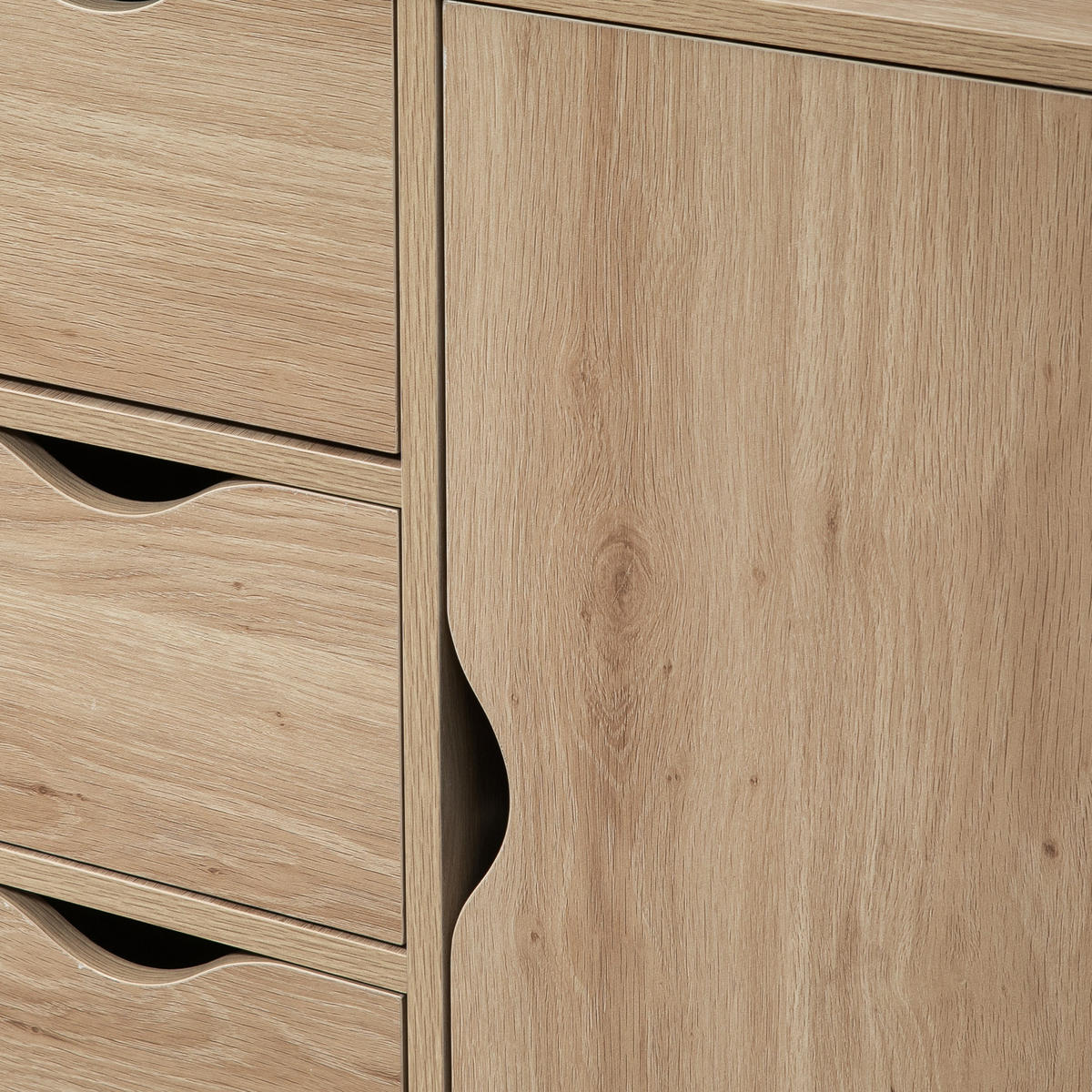 KOMMODE DE-12347 54/29/83 cm Braun - Braun, Holzwerkstoff (54/83/29cm) - ComfortXL