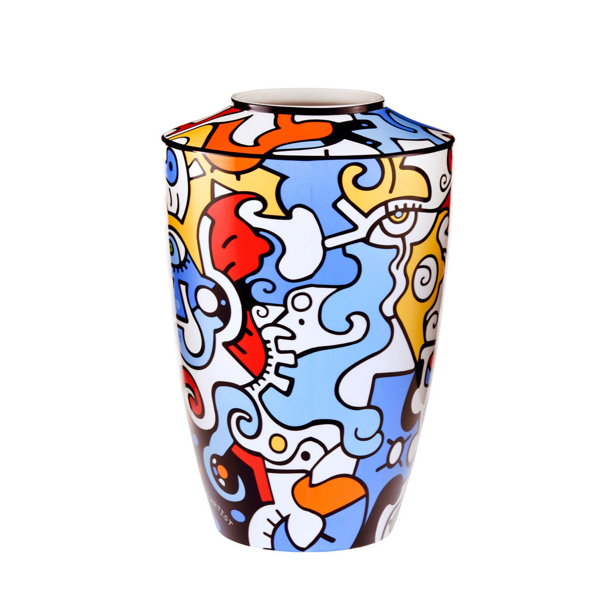VASE Billy the Artist -Evolution of love, Bunt, 42 cm - Multicolor, Keramik (42cm) - Goebel