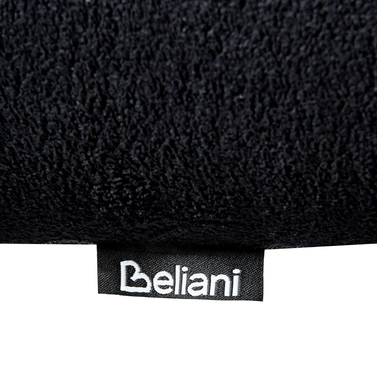 ESSZIMMERSTUHL 2er Set Stoff Schwarz Lyney - Schwarz, Textil (70/83/59cm) - Beliani