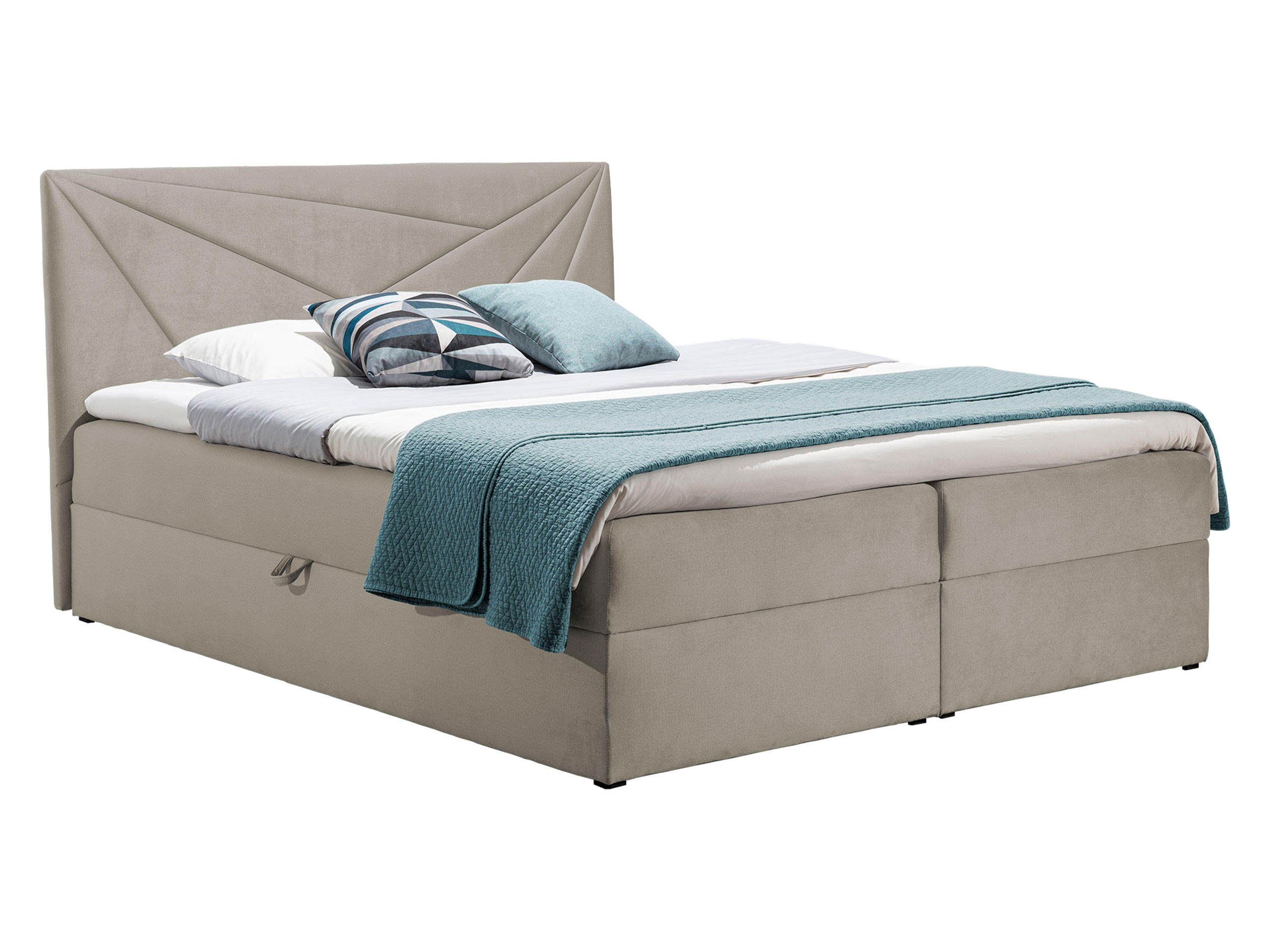 BOXBETT Top 5 - Beige, Holz (120/200cm) - MIRJAN24