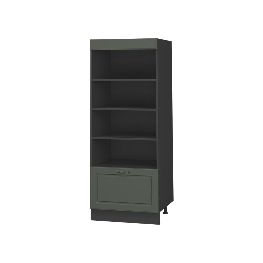 KUCHYNSKÝ REGÁL Fame-Line, Zelený a zlatý vidiecky dom/antracitová, 60 cm - zelená/antracitová, kompozitné drevo (60/153.6/58.1cm) - Vicco