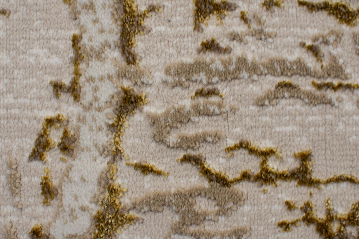 TEPPICH metallisch-Effekt modern OUSE ESME, Gold 120x170 cm - Goldfarben, Textil (120/170cm) - KADIMA DESIGN