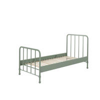 METALLBETT Kay 97x110x206 aus Metall in Grün matt - Grün, Metall (90/200cm) - 58aufmkessel