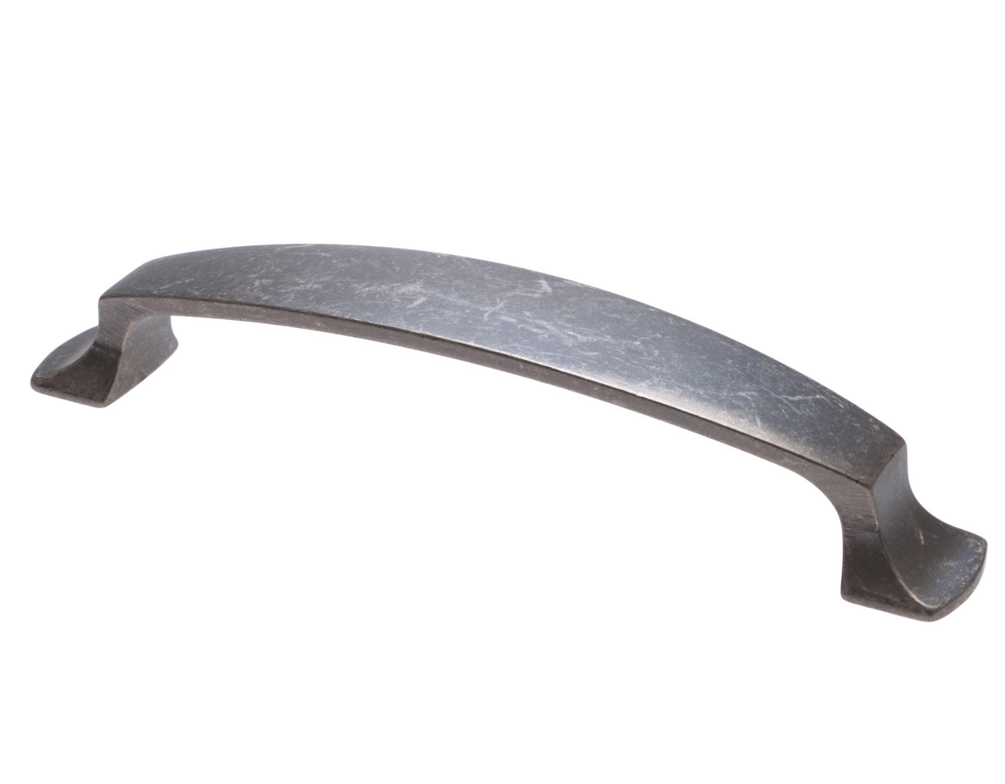 MÖBELGRIFF BA 128mm Küchengriff Altsilber Schrankgriff Silber antik Landhausstil - Silberfarben, Metall (2.5/2.8/15.4cm) - Livingpoint24