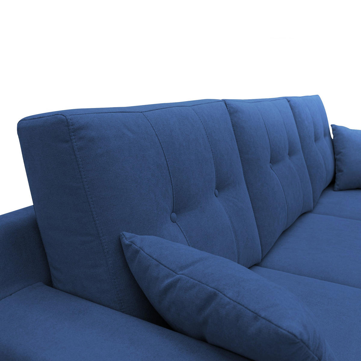 ECKSOFA Danish - Blau, Textil (237/91cm) - Divani.store