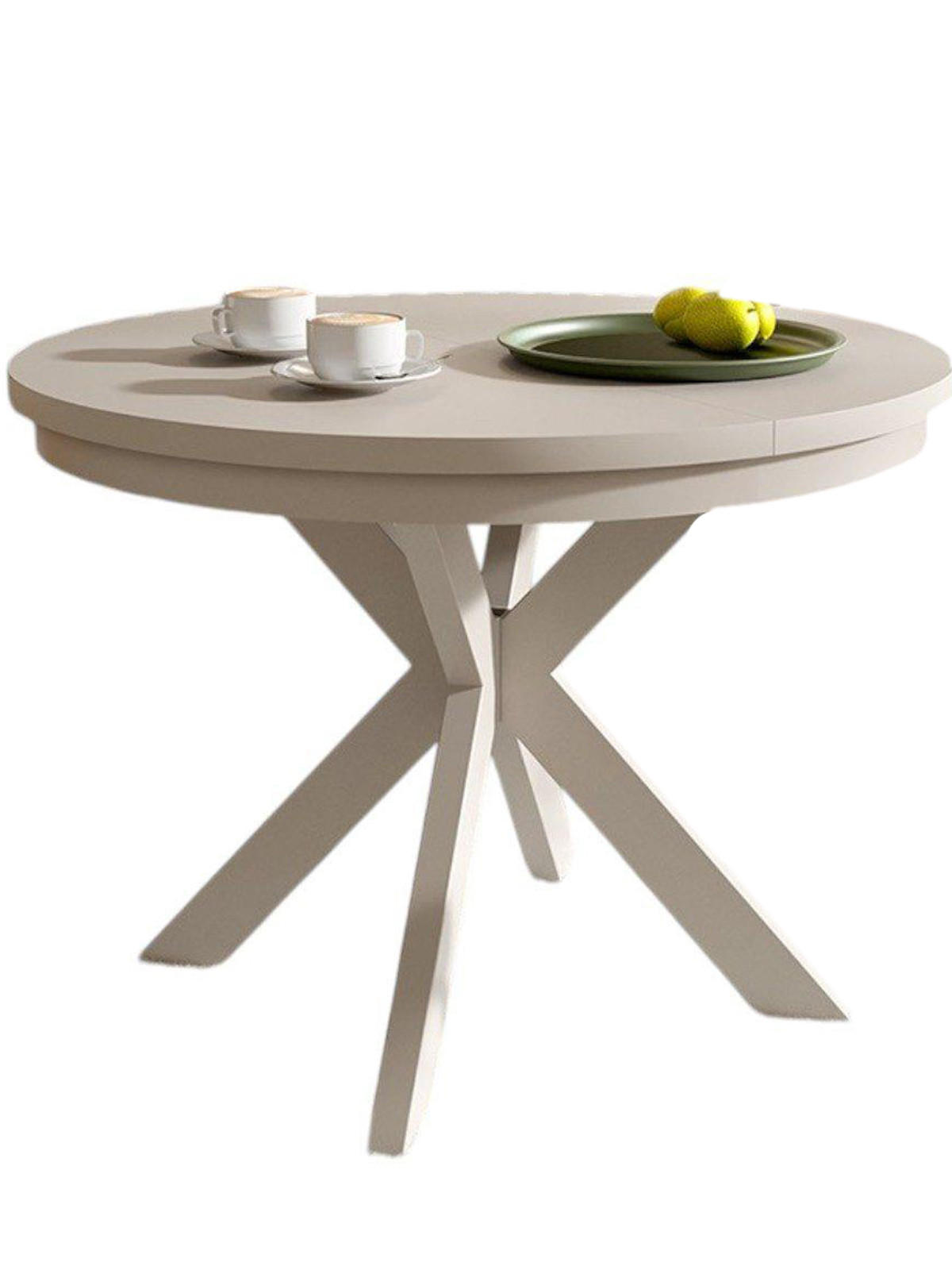 ESSTISCH 100-180 BELLAMI Kaschmir - Kaschmir, Holzwerkstoff (100/100/75cm) - Compleo24