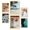 POSTER Set Mit 6 Ibiza Spanien 1 In Fotografie A3 & A4 Rahmen Aus Hellem Holz - Beige, Papier (29/3cm) - Nacnic