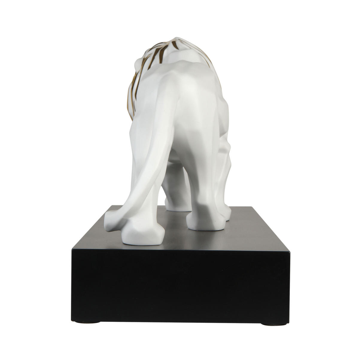 DEKOOBJEKT Studio 8 - Löwe, Biskuit-Porzellan, Weiß, 27 cm - Weiß, Keramik (18/27/43.5cm) - Goebel
