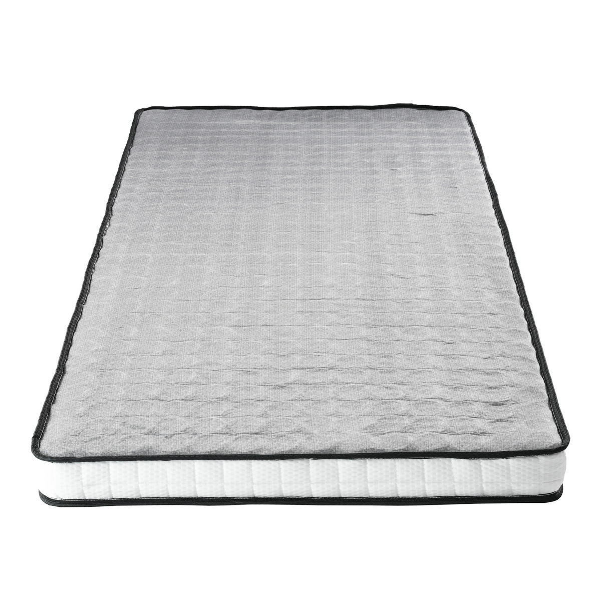 BOXSPRINGMATRATZE 90/190 cm Weiß, Dicke: 10 cm, Härtegrad: H3 - Weiß, Textil (90/190cm) - Oxeza