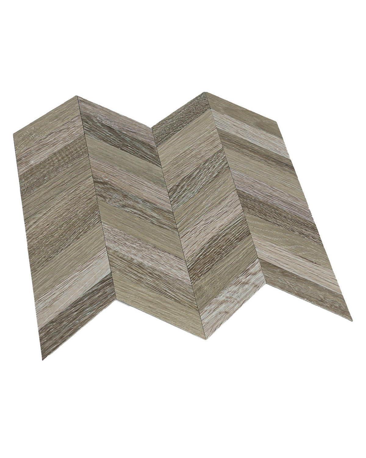 FLIESENAUFKLEBER 1 Stück 29,6 x 25,3 cm Selbstklebende Fliesen – Pesca Legno - Grau, Kunststoff (25.3/0.3/29.6cm) - Mazovia