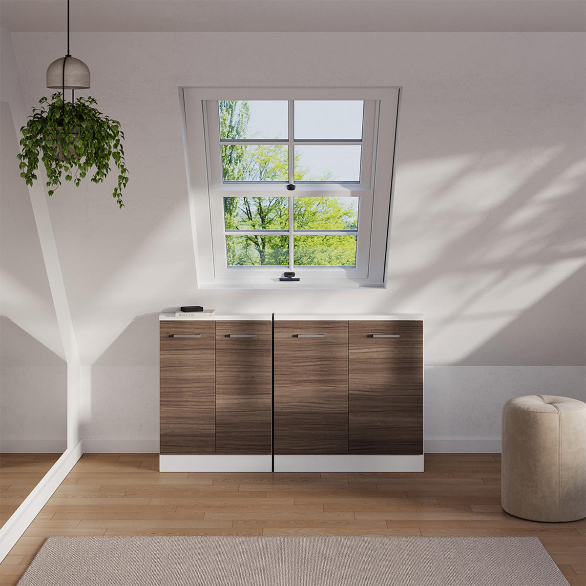 ŠIKMÁ SKŘÍŇ Rion Vzácná šedá/bílá - šedá/bílá, kompozitní dřevo (80/81.6/46cm) - Vicco