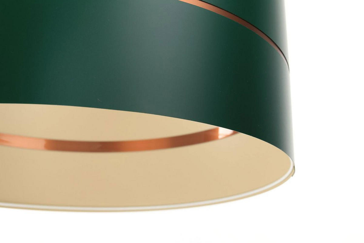 HÄNGELEUCHTE Grün 50/21 cm - Beige/Grün, Kunststoff (50/0.8/21cm) - ONZENO