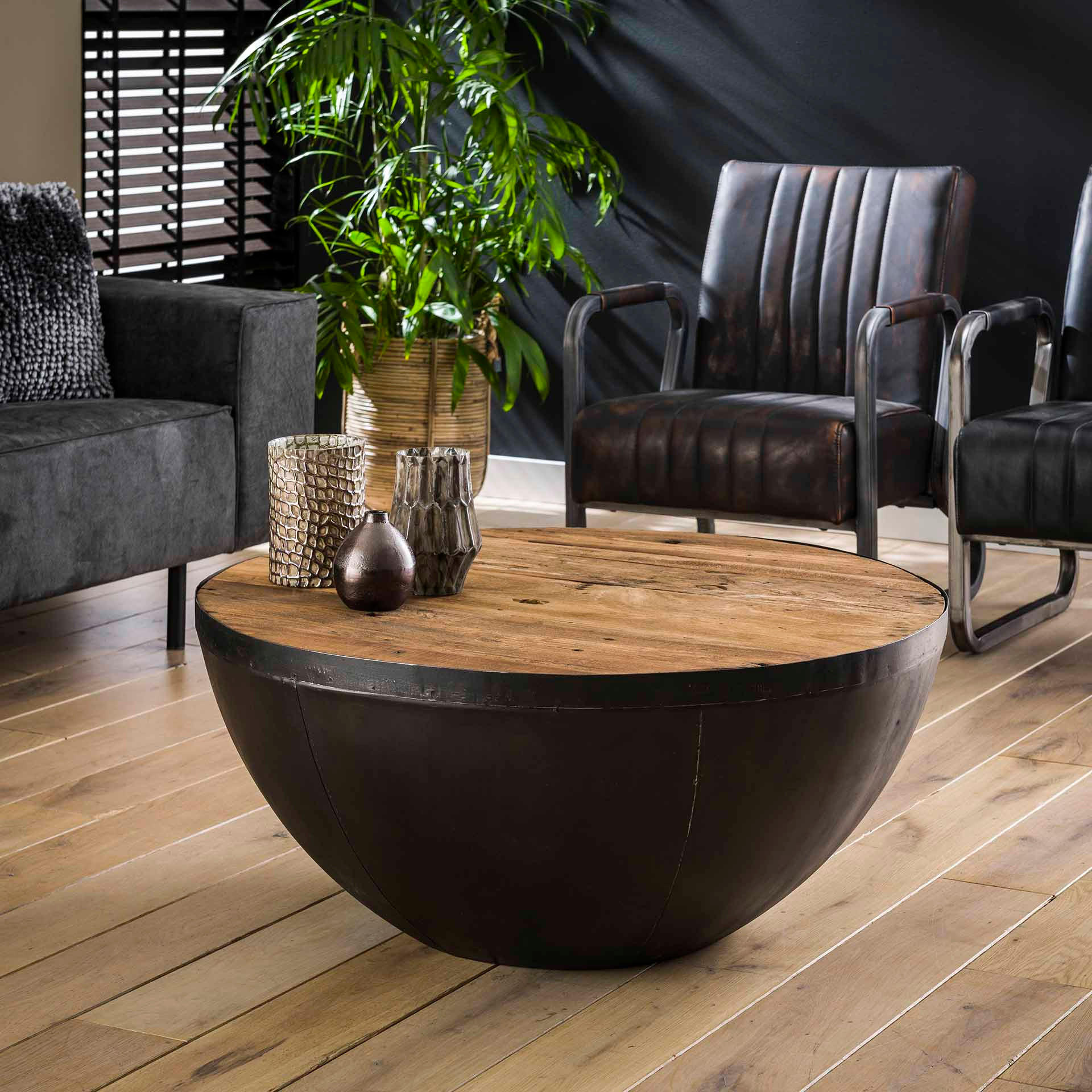 COUCHTISCH Raft Braun 90/90/40 cm - Braun, Holz (90/90/40cm) - Hoyz Collection