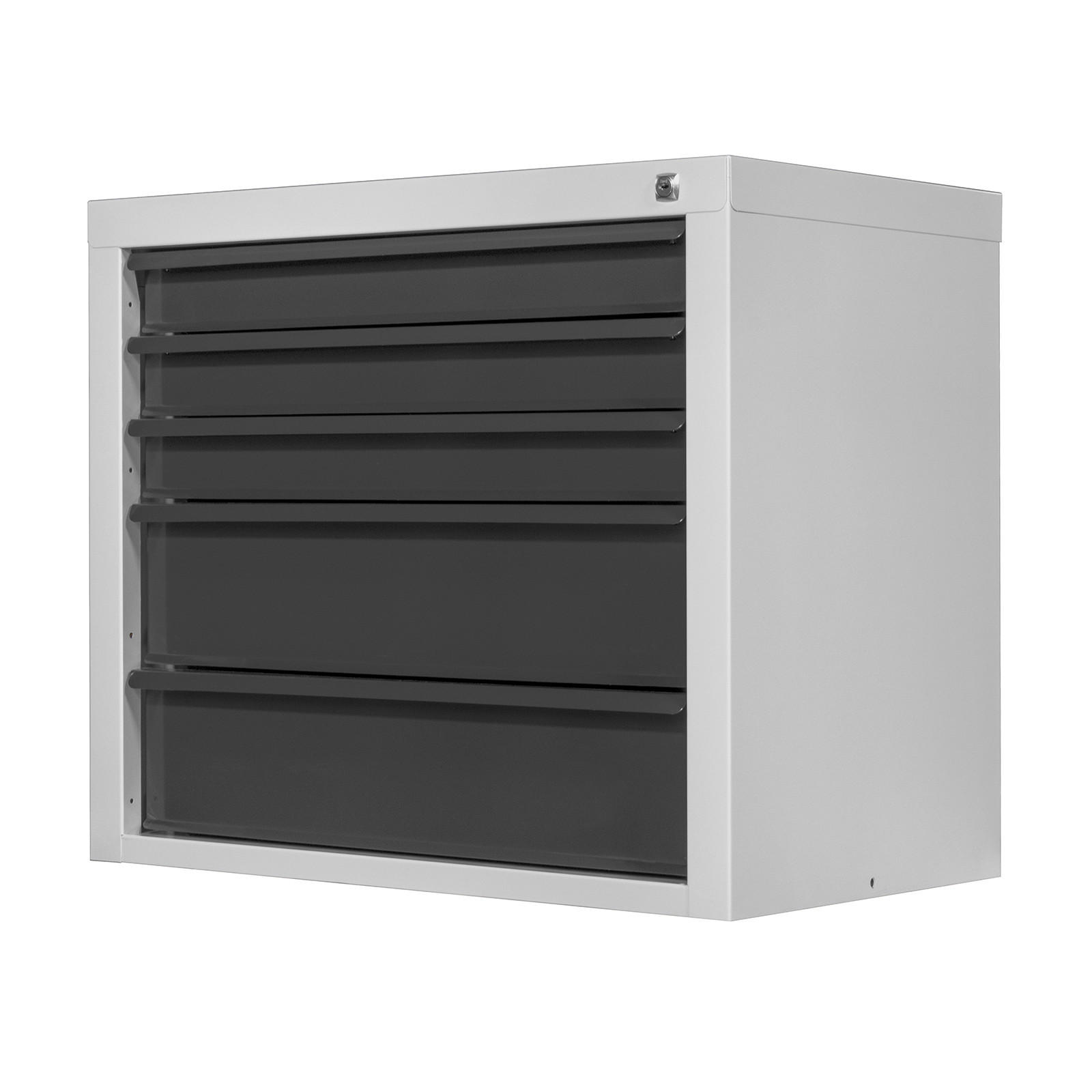 SCHUBLADENSCHRANK Kobra mit 5 Schubladen 60x70x43,5cm Lichtgrau/Anthrazitgrau - Anthrazit/Grau, Metall (70/60/44cm) - PROREGAL