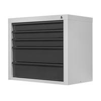 SCHUBLADENSCHRANK Kobra mit 5 Schubladen 60x70x43,5cm Lichtgrau/Anthrazitgrau - Anthrazit/Grau, Metall (70/60/44cm) - PROREGAL