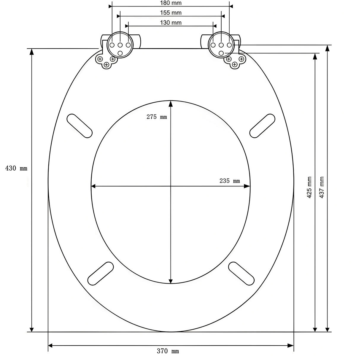 WC-SITZ - Grün, Holzwerkstoff (43/5/37cm) - Vallsero
