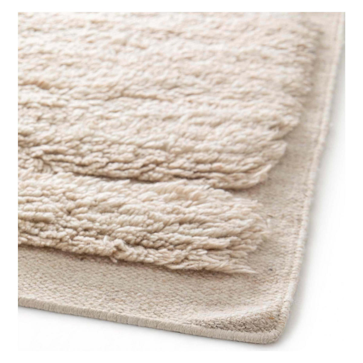 TEPPICH Lois elfenbein 200 x 290 x 1 cm - Weiß, Textil (200/290cm) - Vivaraise