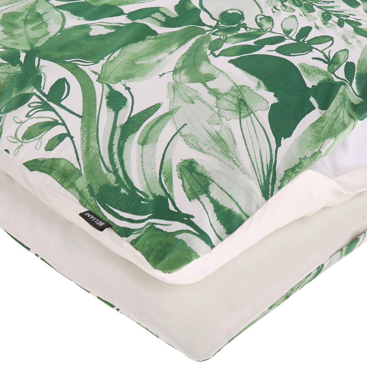 BETTWÄSCHE SET Greenwood 155x220 cm - Grün, Textil (155/220cm) - Beliani