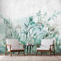 VLIESTAPETE Grün 450/315 cm - Grau/Grün, Textil (450/1cm) - KUNSTLOFT