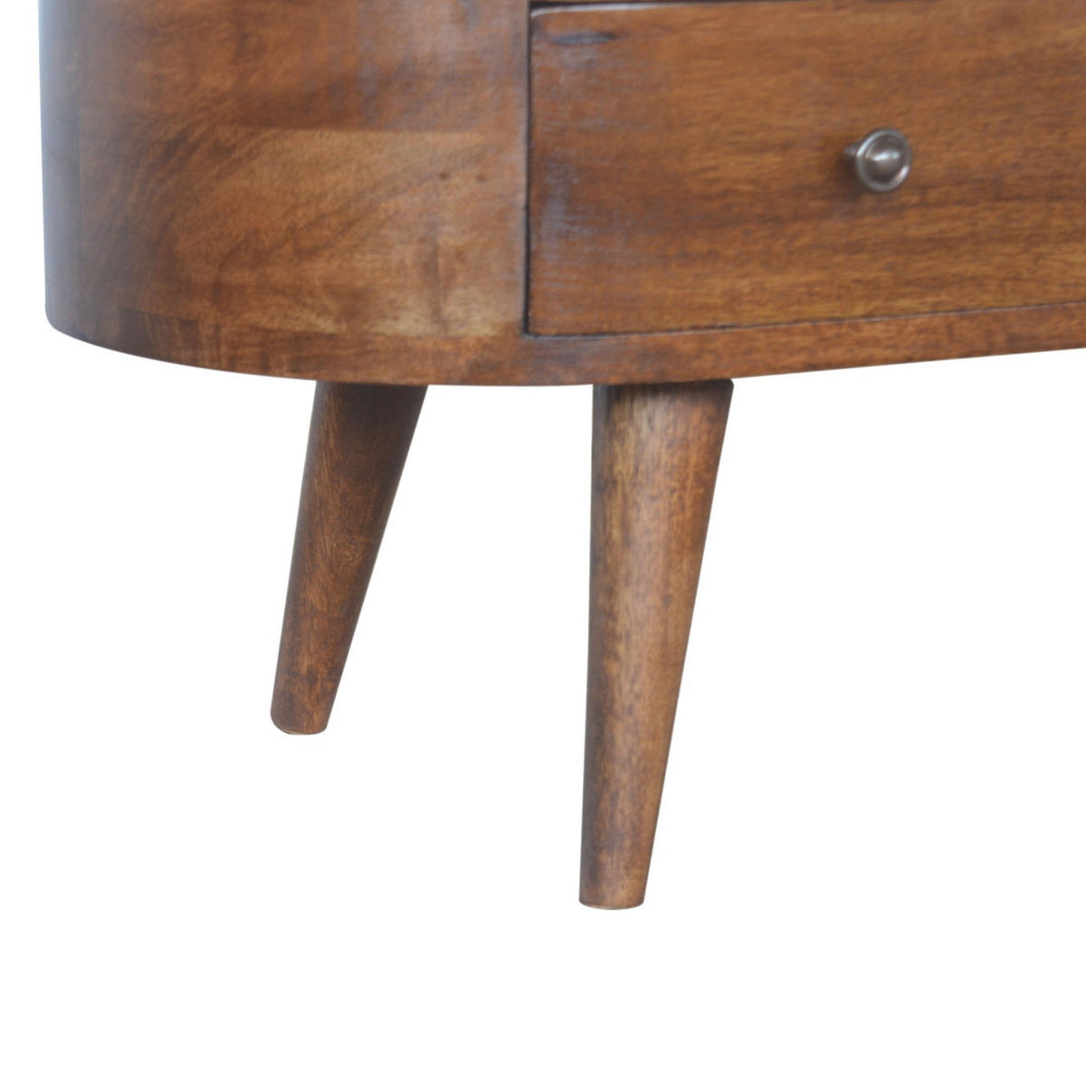 TV-ELEMENT in Kastanien-Finish - Messingfarben/Braun, Holz/Metall (110/47/35cm) - Artisan Furniture