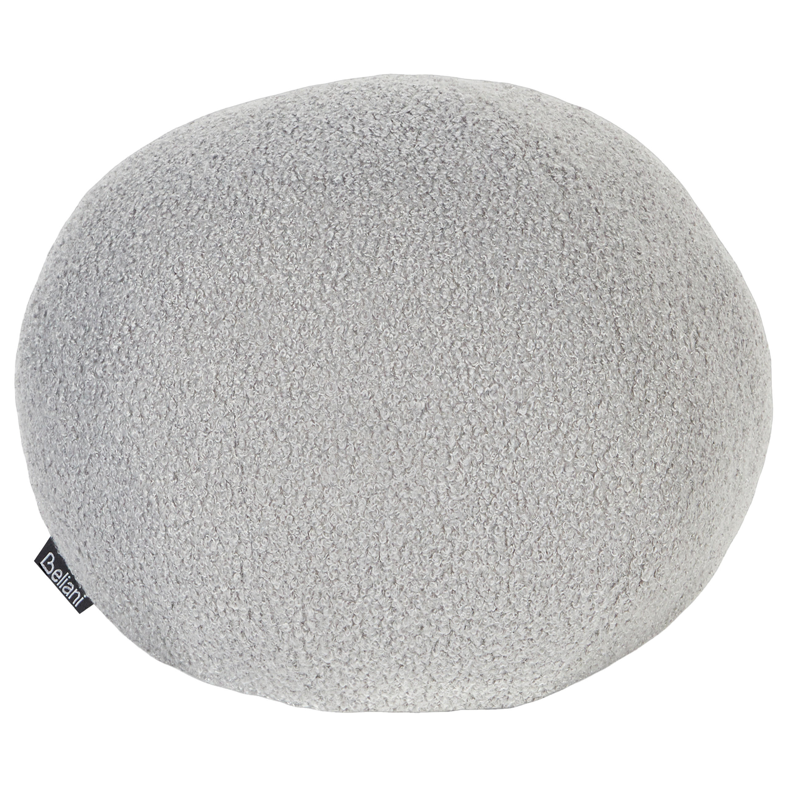 Dekokissen Grau 30/30 cm Salvia - Grau, Textil (30/30cm) - Beliani