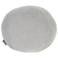 Dekokissen Grau 30/30 cm Salvia - Grau, Textil (30/30cm) - Beliani