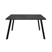 ESSZIMMERTISCH rechteckig Ediva 1 180 x 90 x 75 Esstisch Schwarz/Schwarzstahl - Schwarz, Metall (180/90/75cm) - 58aufmkessel