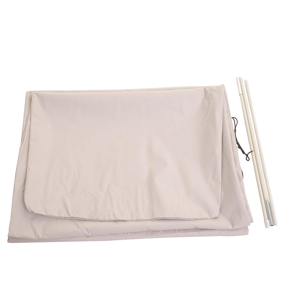 SCHUTZHÜLLE MCW FÜR AMPELSCHIRM BIS 3,5M Cremeweiß, Grau - Weiß/Grau, Textil (60/265/60cm) - MCW