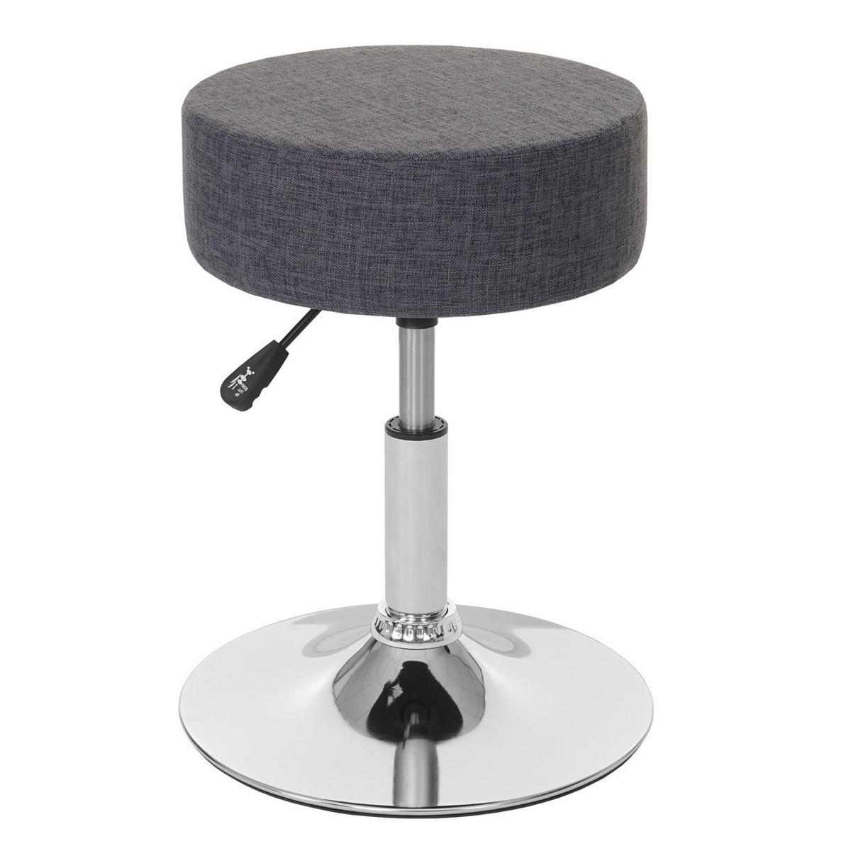 HOCKER Grau - Grau, Textil (35/55/35cm) - MCW