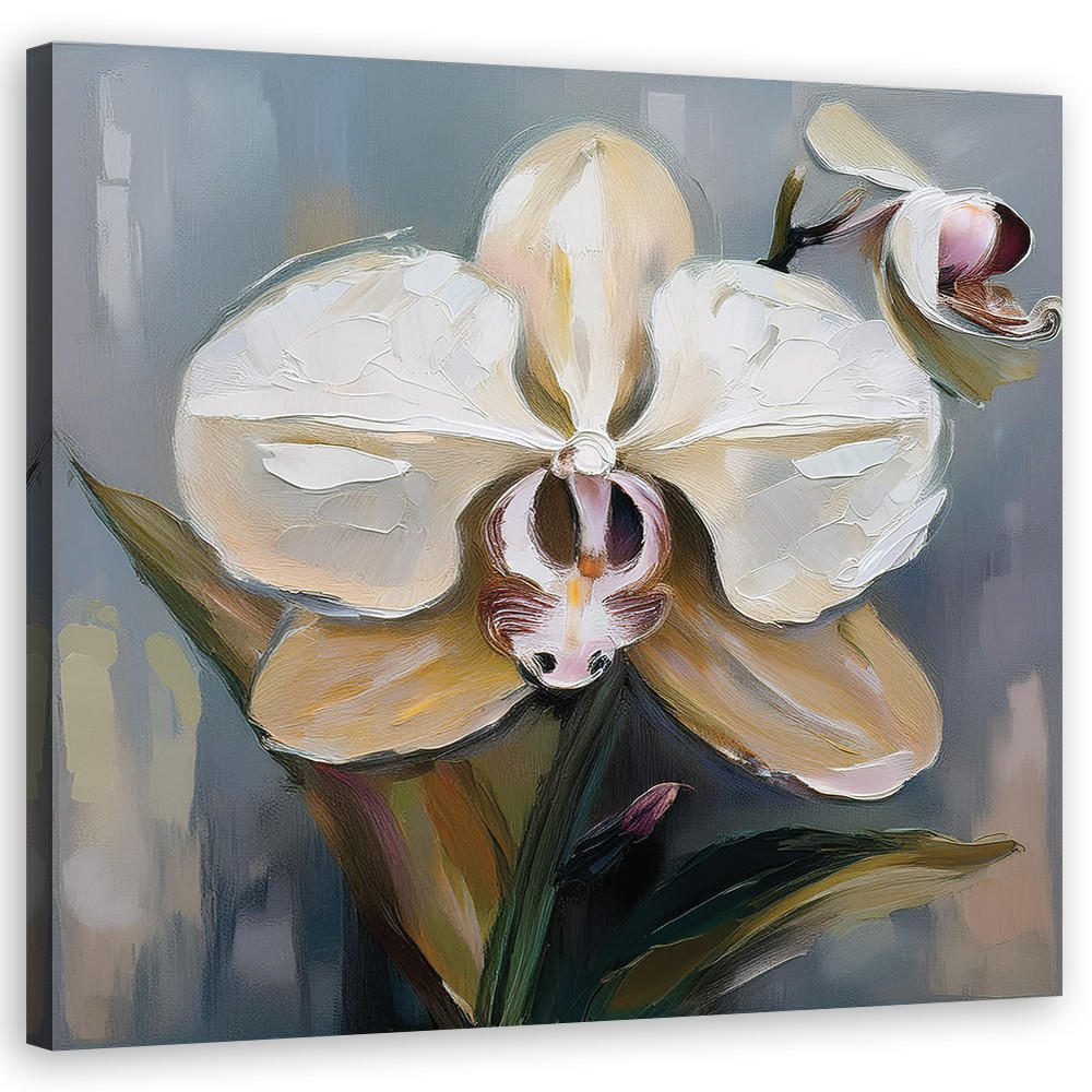 Feeby Wandbild Weiß 50x50 cm