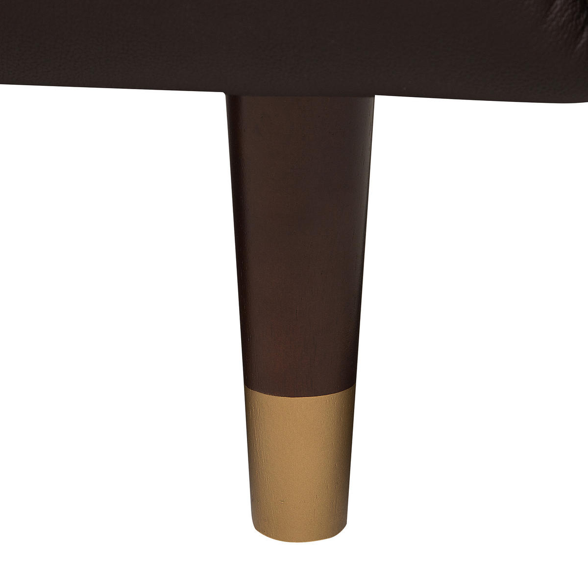 3-SITZER-SOFA Echtleder Braun Byske - Dunkelbraun, Leder/Fell (200/73/78cm) - Beliani