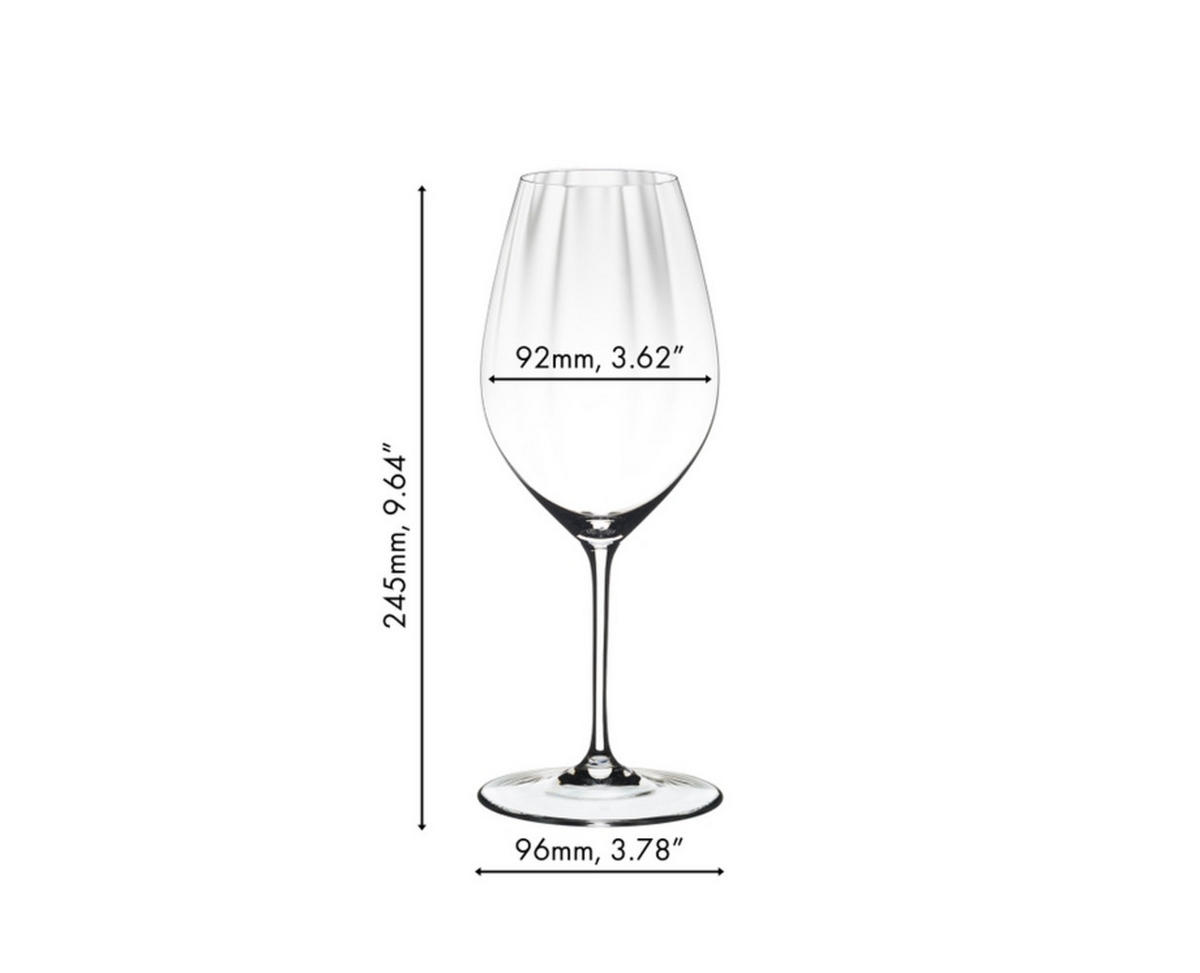 RIESLINGGLÄSER INKLUSIVE POLIERTUCH Performance transparent 623 ml 2er Set - Transparent, Glas (0.623L) - Riedel