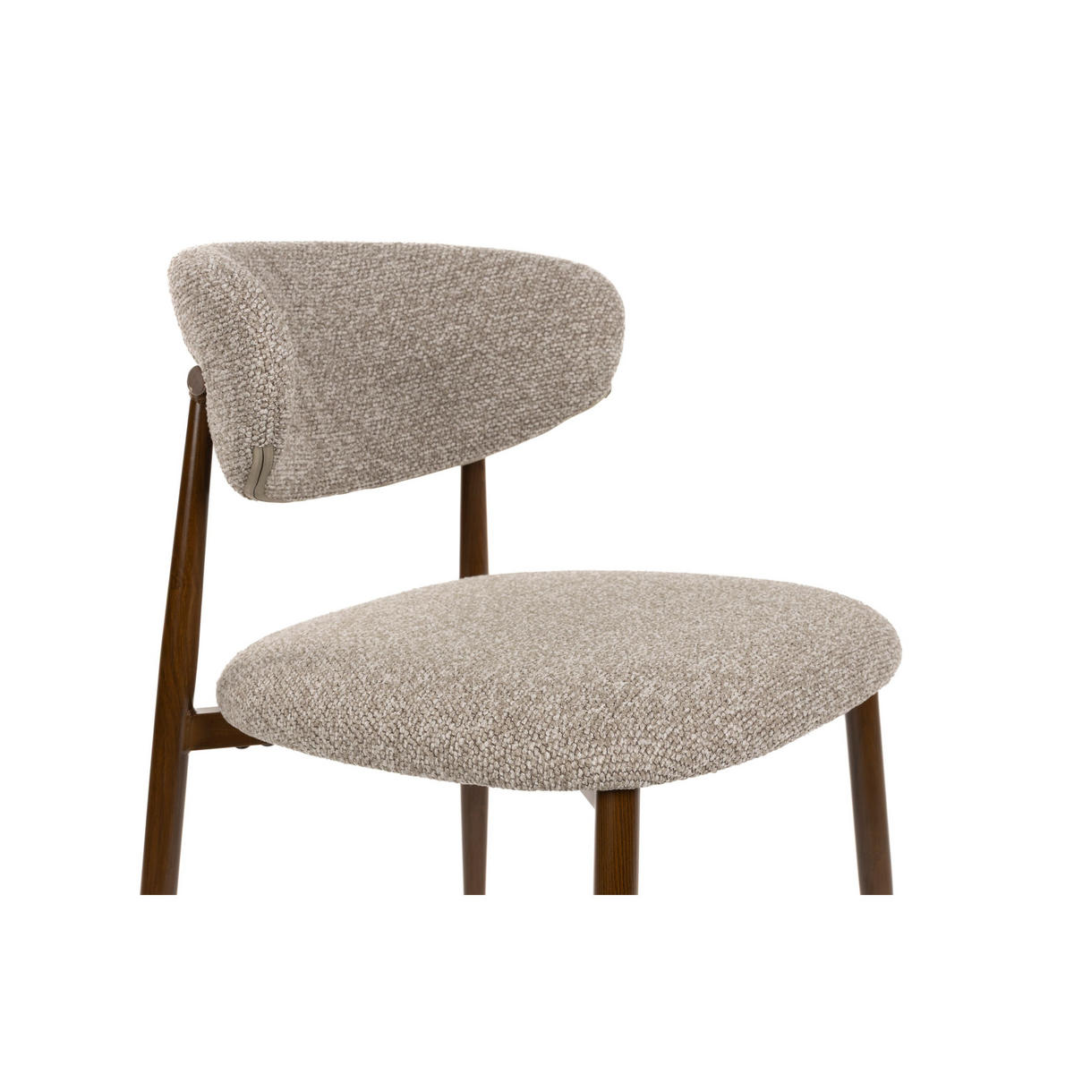 ESSZIMMERSTUHL Noor Taupe - 2 er Set - Taupe, Kunststoff (51/77.5/53cm) - Housecraft Living