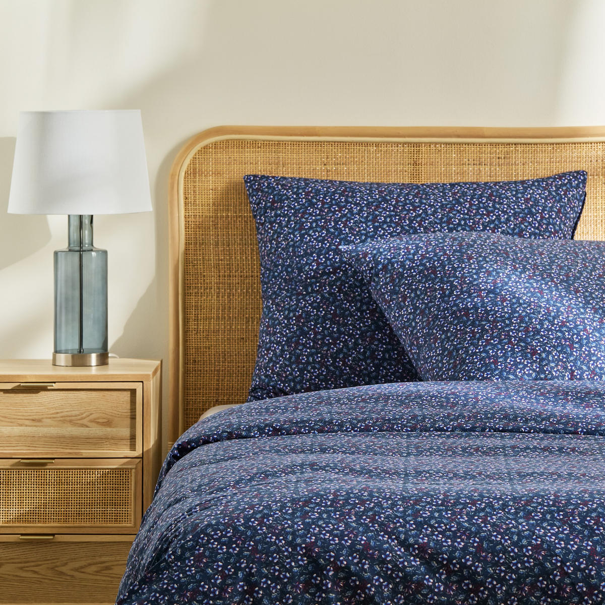 BETTWÄSCHE Drobilis - Dunkelblau, Textil (200/220cm) - home&you