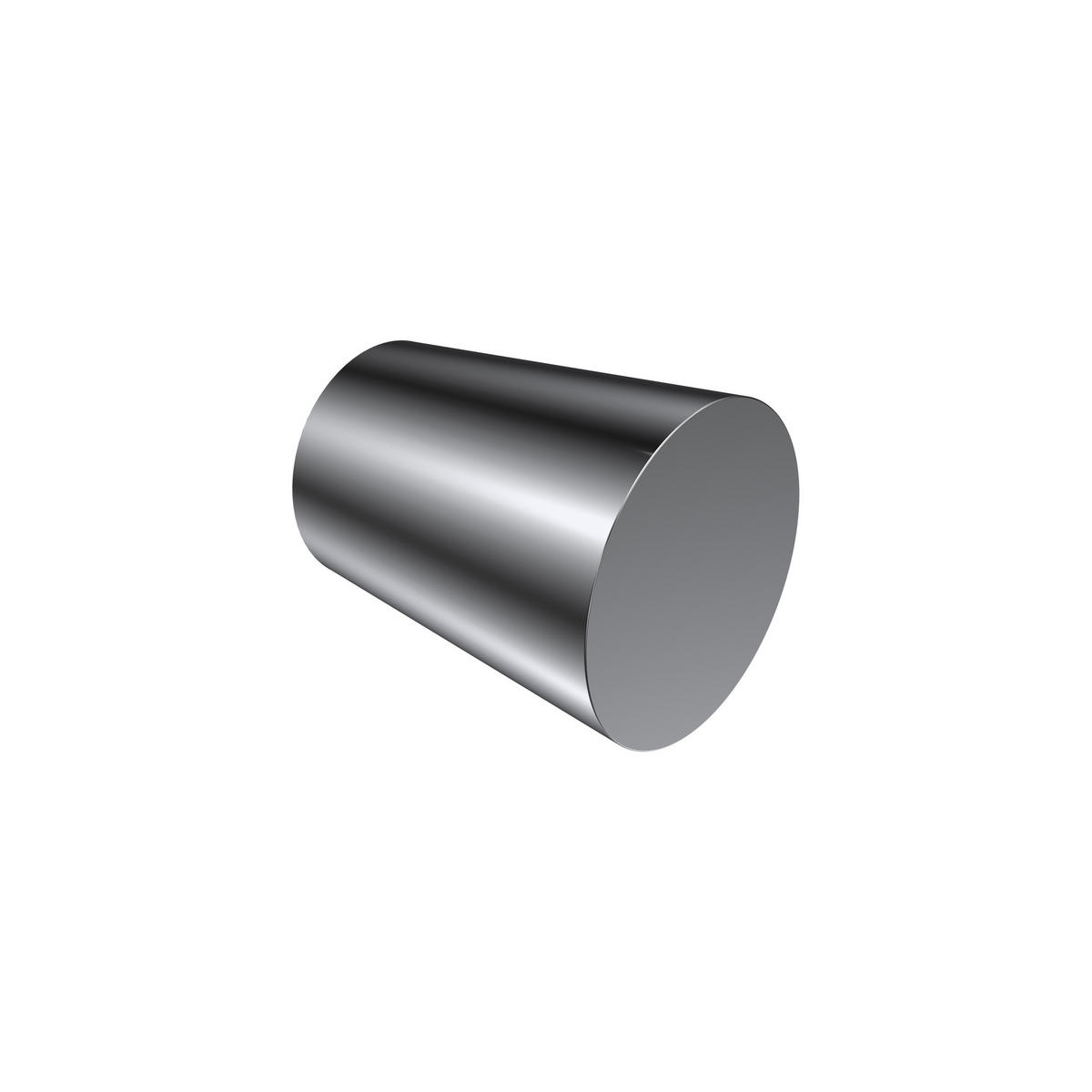 ENDSTÜCKE FÜR GARDINENSTANGEN 20 mm Ø, Sitra Chrom, Packung 2 Stück - Chromfarben, Metall (4.1/3/3cm) - INTERDECO