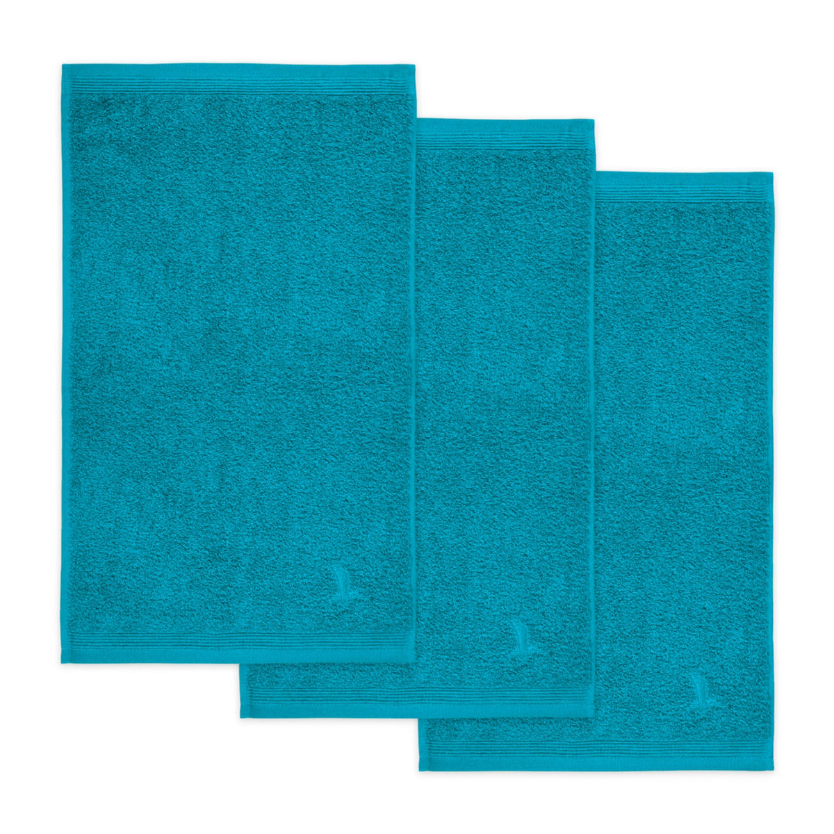GÄSTETUCH SUPERWUSCHEL 3ER PACK - Türkis, Textil (30/50cm) - MÖVE