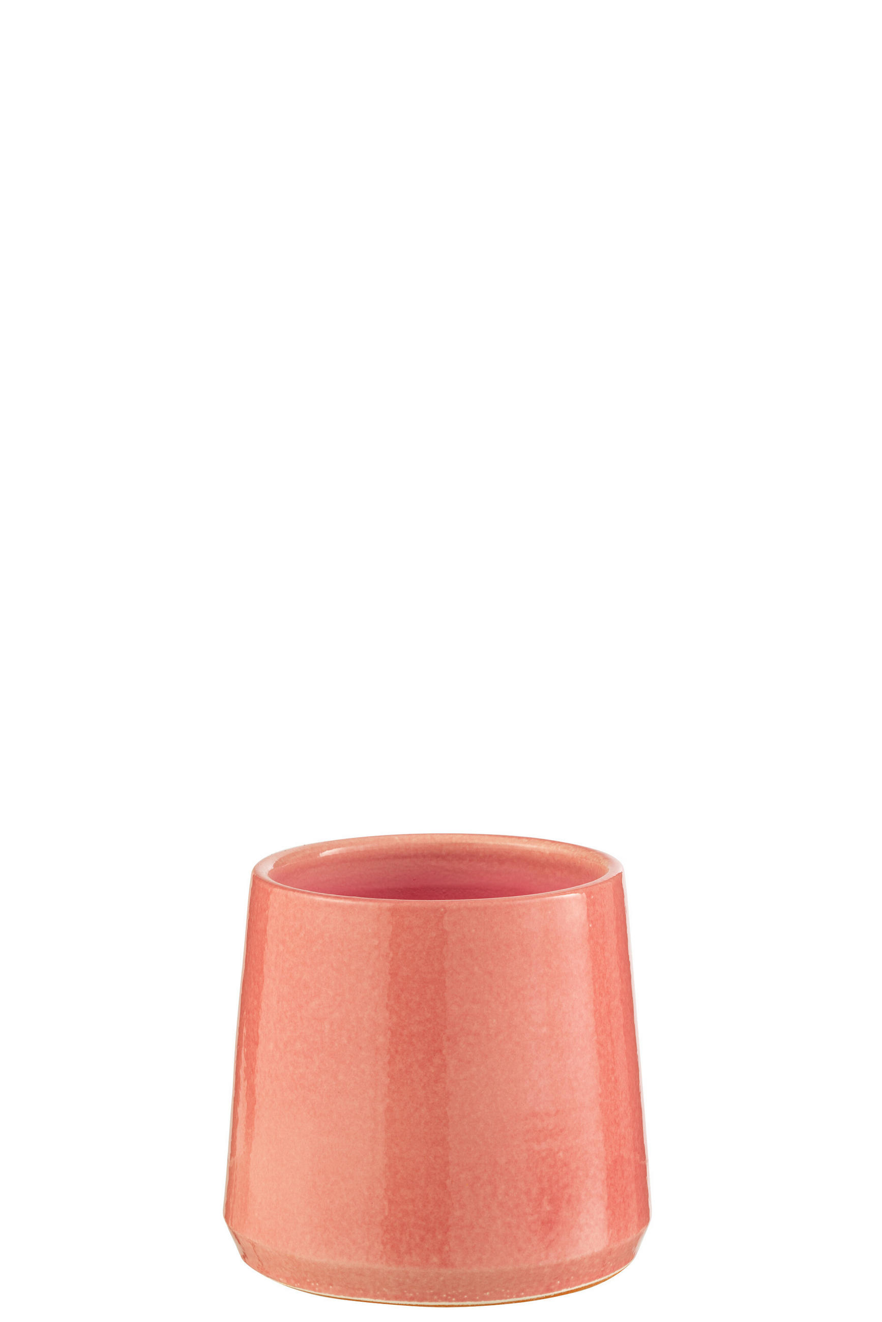 BLUMENTOPF RUND - Töpferei - Rosa - S - Ø 18 cm - Pink, Keramik (18/17cm) - J-Line