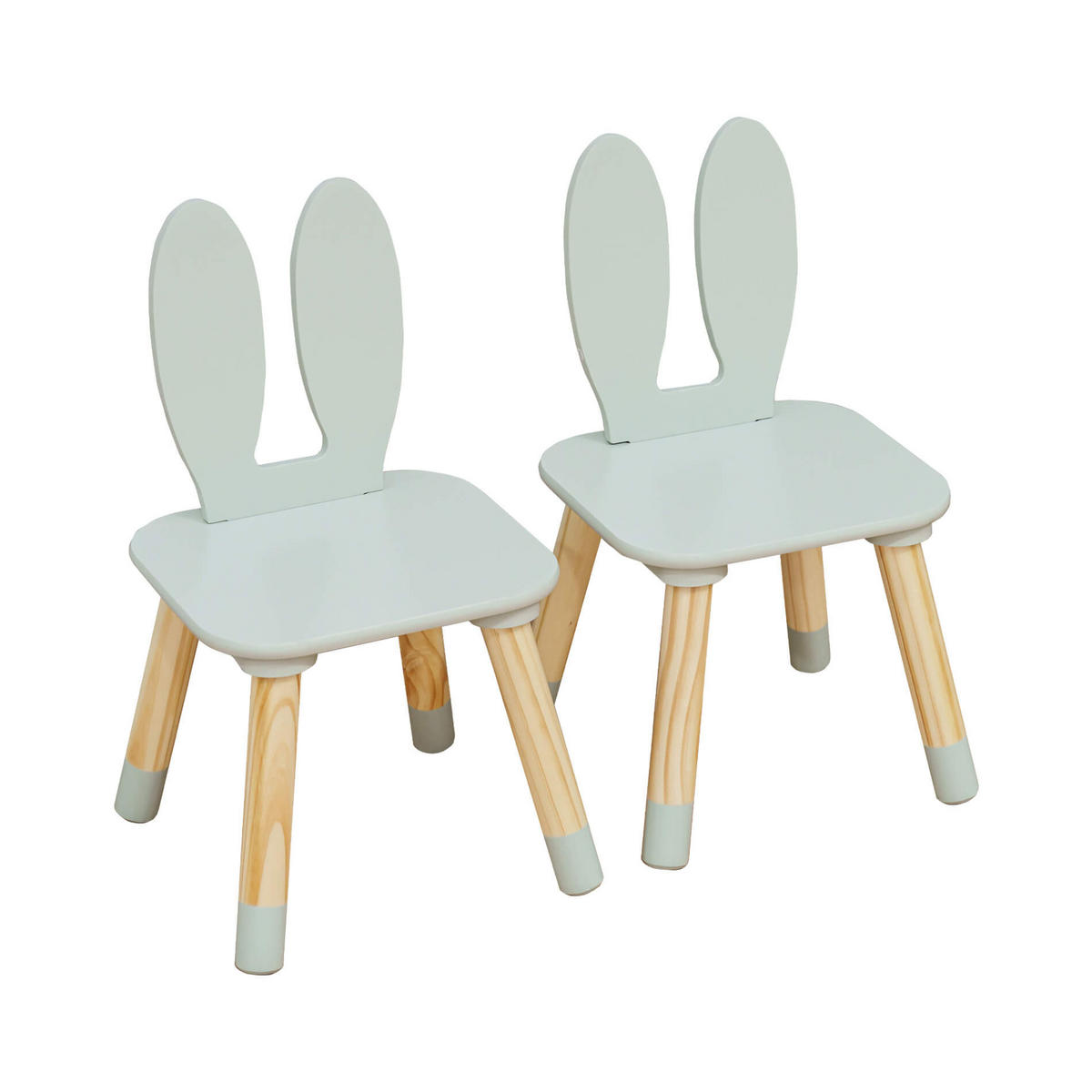 KINDERSITZGRUPPE Grün 60/60/44 cm - Jadegrün, Holzwerkstoff (60/44/60cm) - Mobili Rebecca